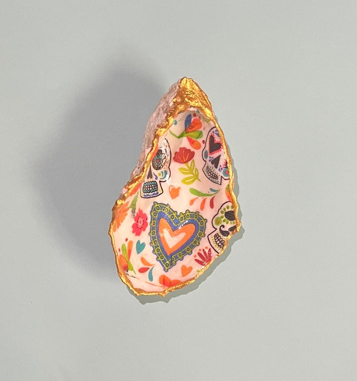 Día De los muertos Oyster Ring