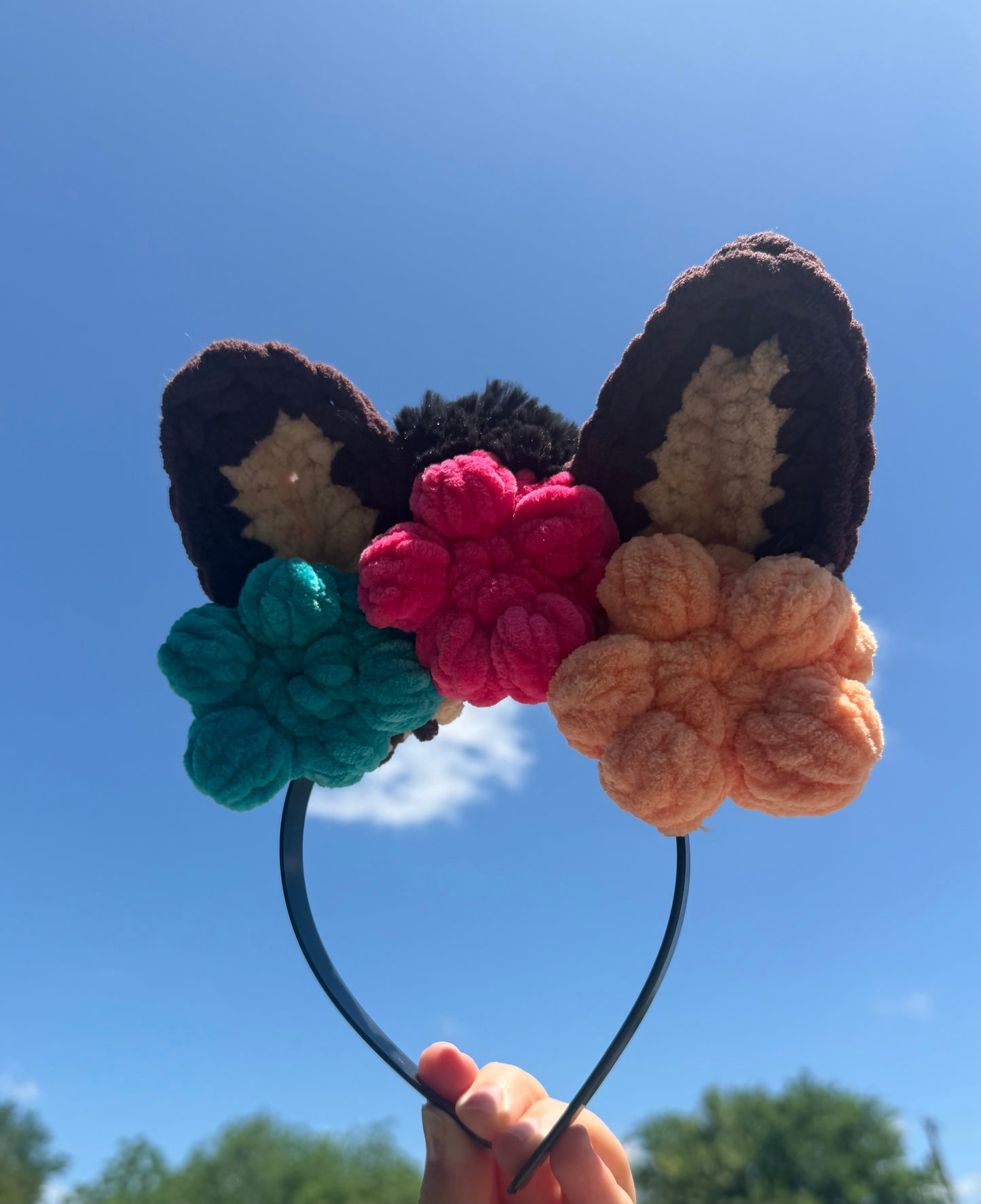 Crochet Coyote Ears headband