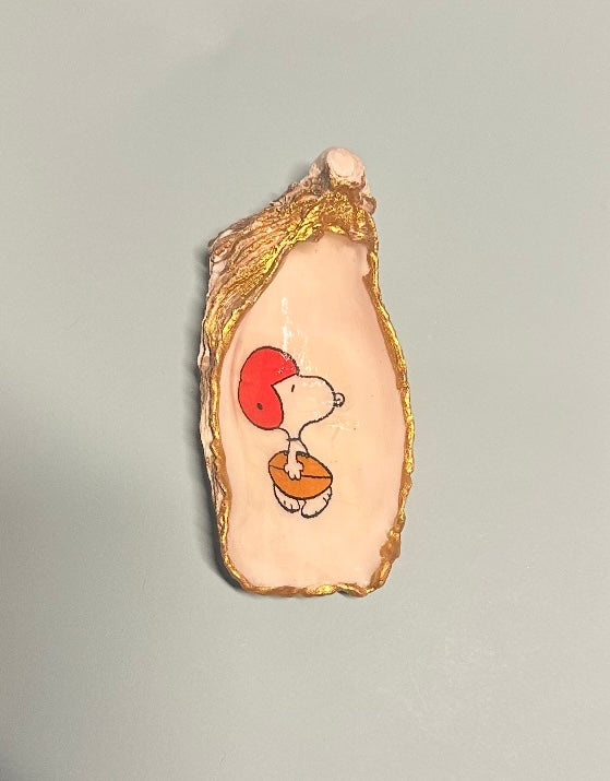 Football Snoopy Ring Dish