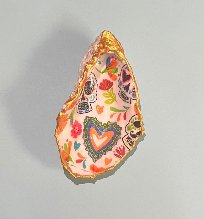 Día De los muertos Oyster Ring