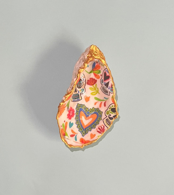 Día De los muertos Oyster Ring