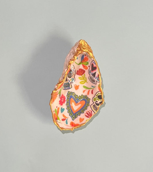 Día De los muertos Oyster Ring