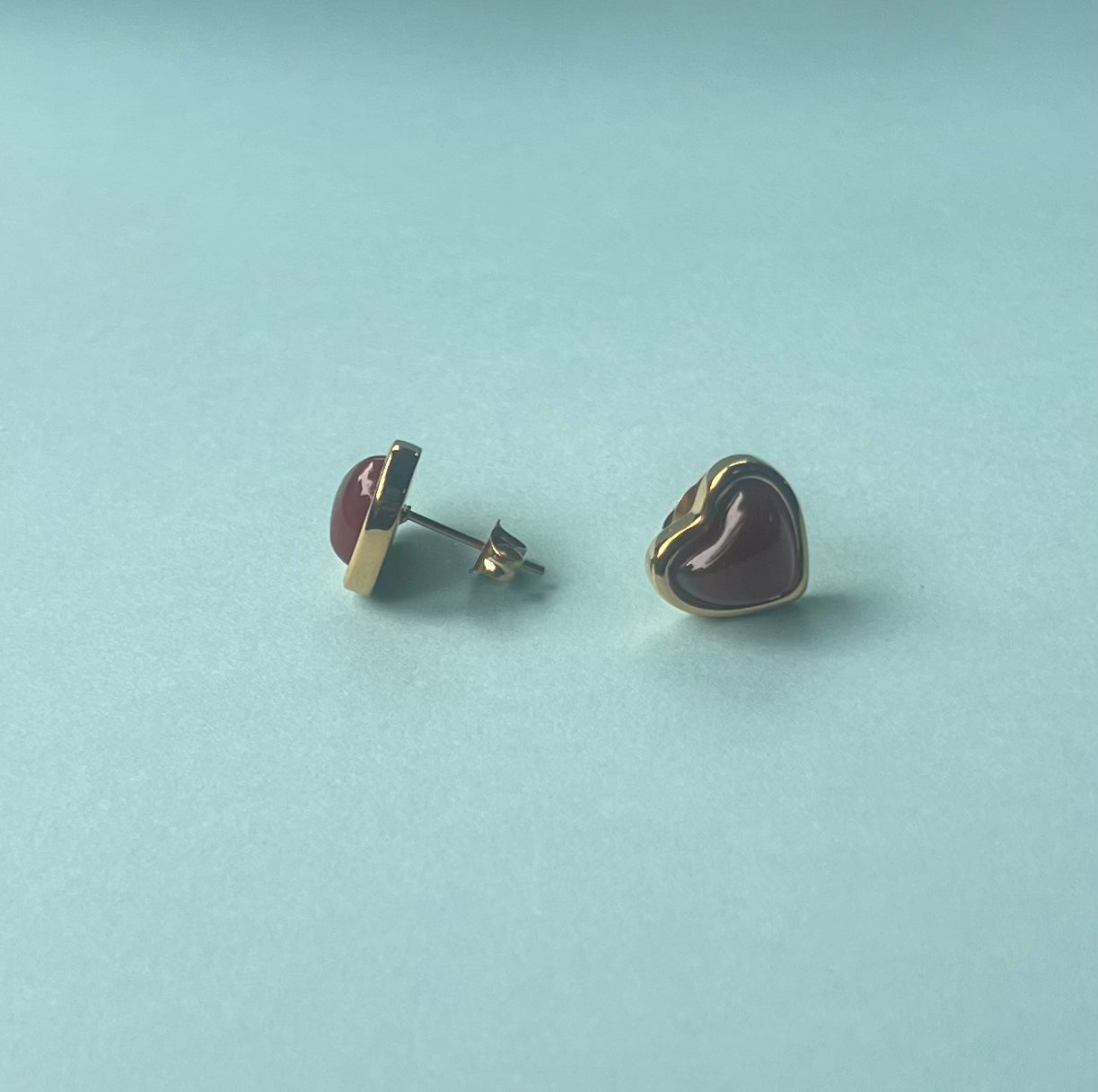 The Rojo Heart Earrings